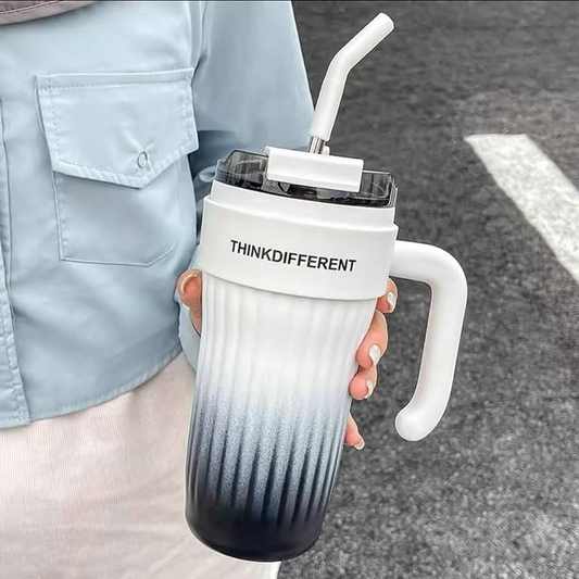 780ml Premium Stainless Steel Tumbler Elegant Design Double Wall Insulated Leakproof Travel Mug For Hot And Cold Drinks