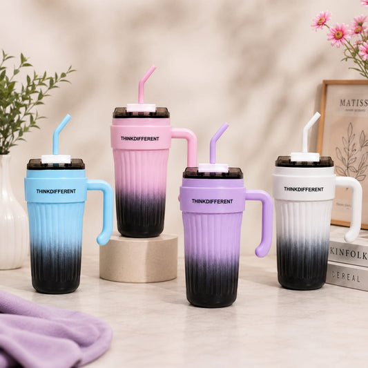 780ml Premium Stainless Steel Tumbler Elegant Design Double Wall Insulated Leakproof Travel Mug For Hot And Cold Drinks